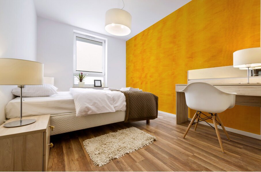 Orange Abstract  1 Mural print