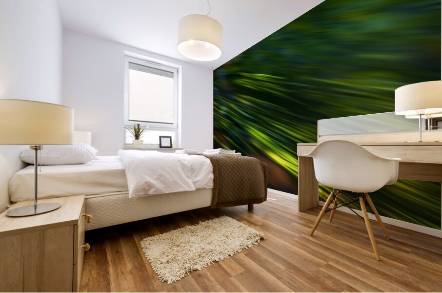 Green Streak  2 Mural print