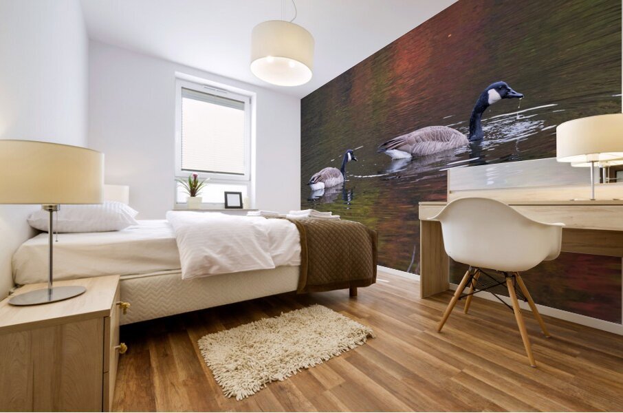 Waterfowl 45 Mural print