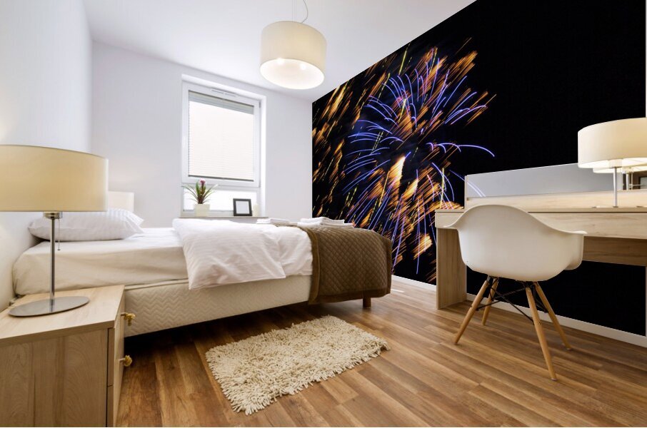 Fireworks 2 Mural print