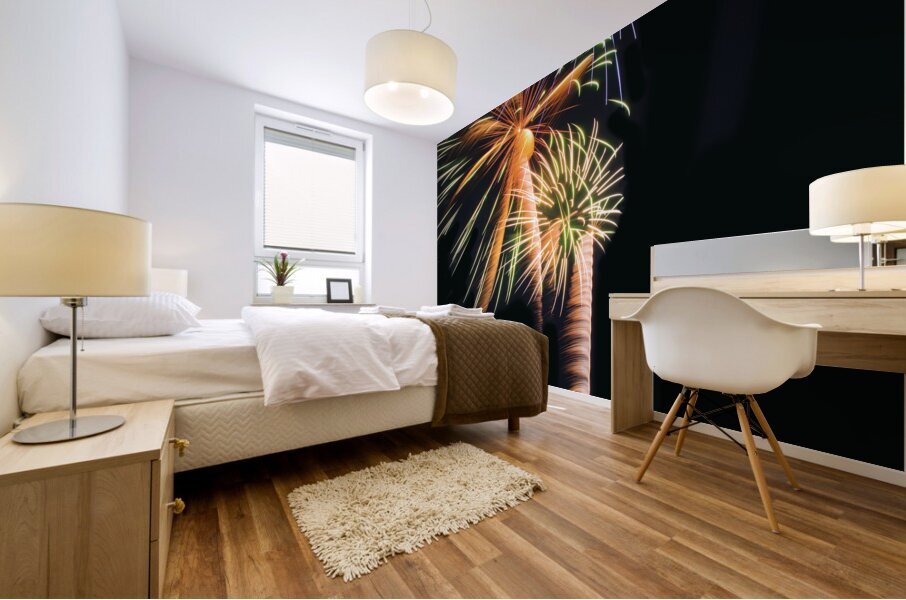 Fireworks 10 Mural print
