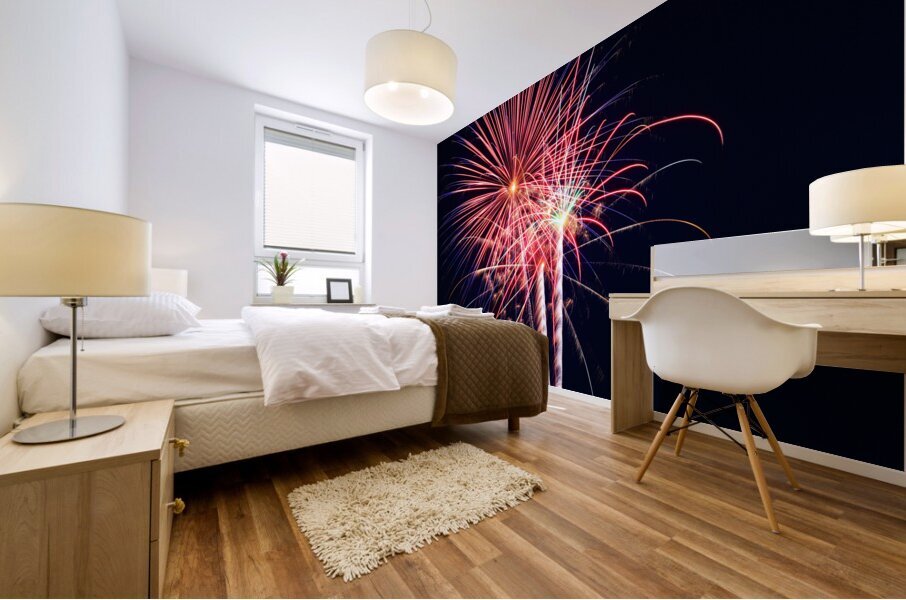 Fireworks 11 Mural print