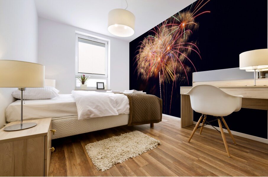 Fireworks 3 Mural print