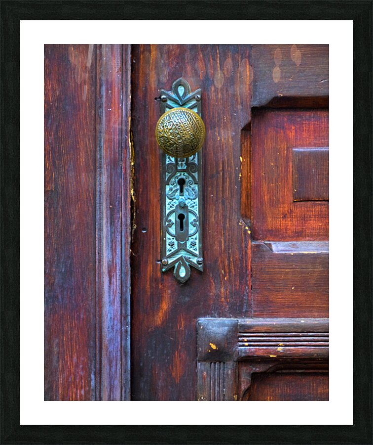 Door Lock Picture Frame print