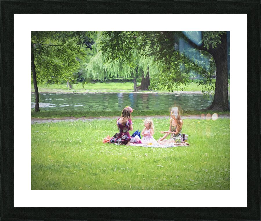 Picnic Picture Frame print