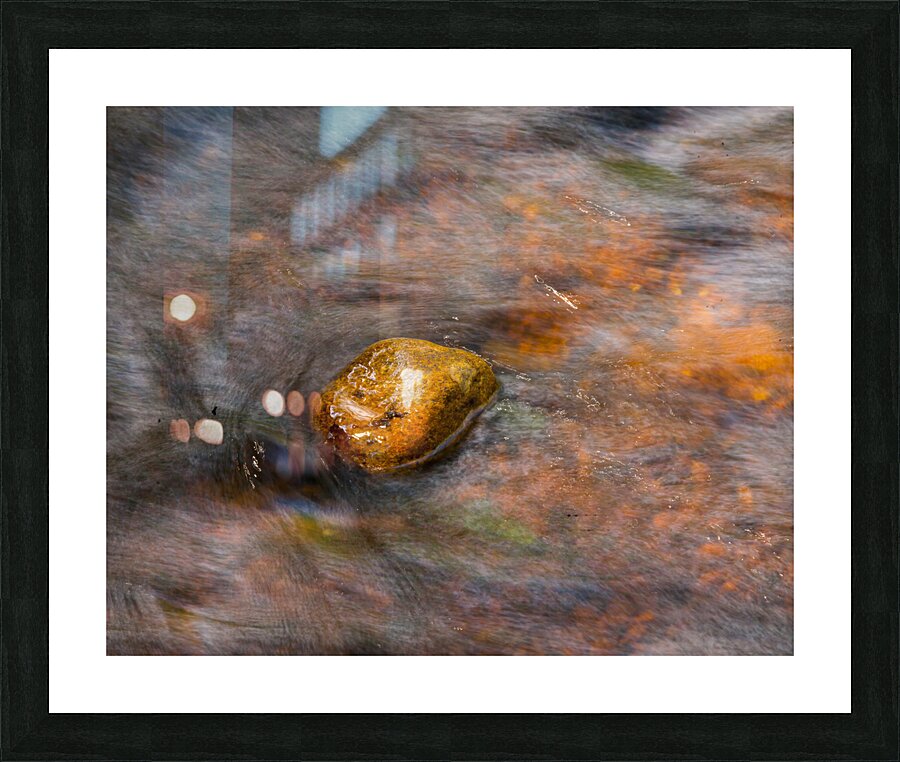 Rock in Stream  1 Picture Frame print