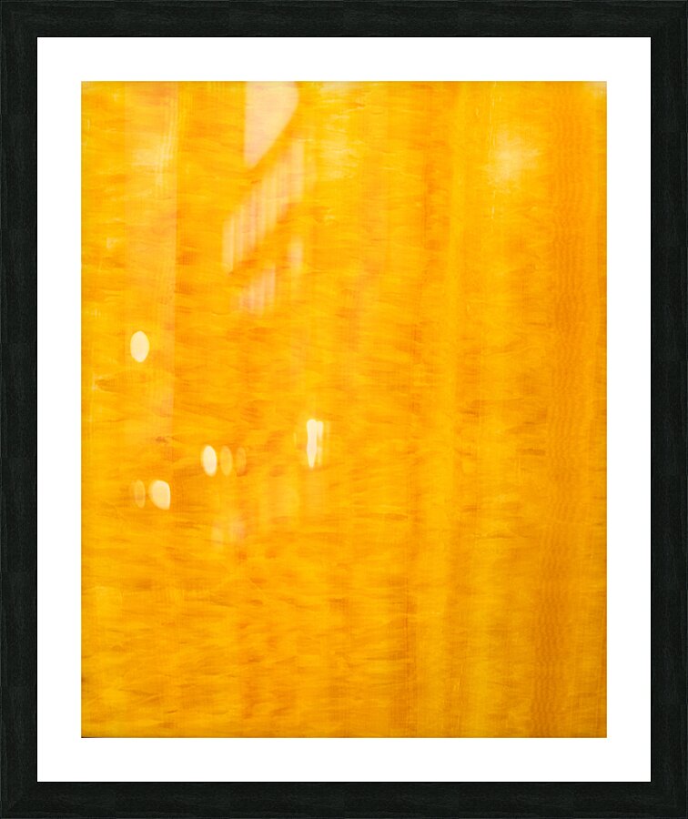 Orange Abstract  1 Picture Frame print