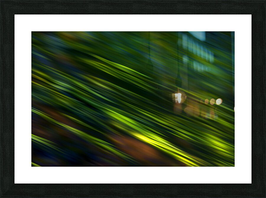 Green Streak  2 Picture Frame print