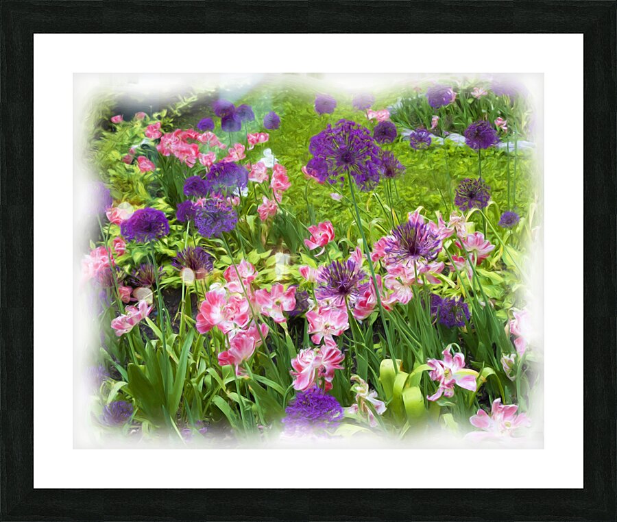 Flowers Painted 1 Picture Frame print