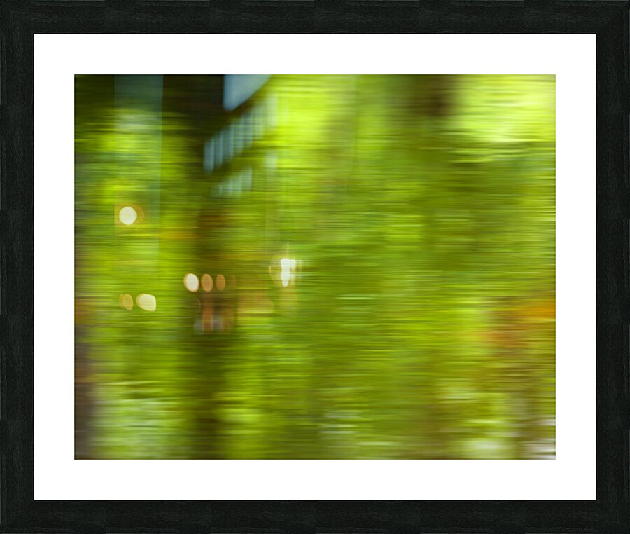Green Abstract Picture Frame print