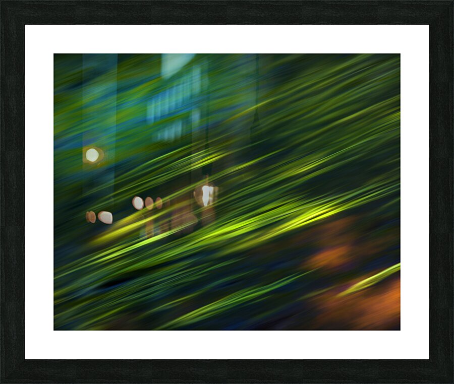 Green Streak  3 Picture Frame print
