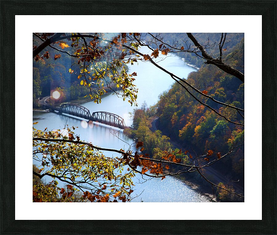 West Virginia 31 Picture Frame print