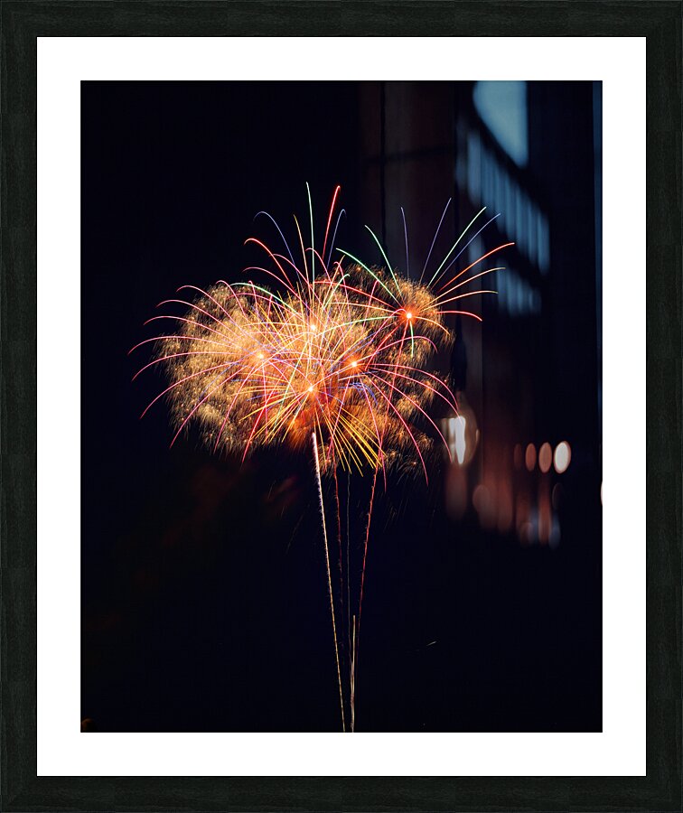 Fireworks 1 Picture Frame print
