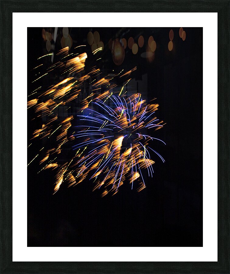 Fireworks 2 Picture Frame print