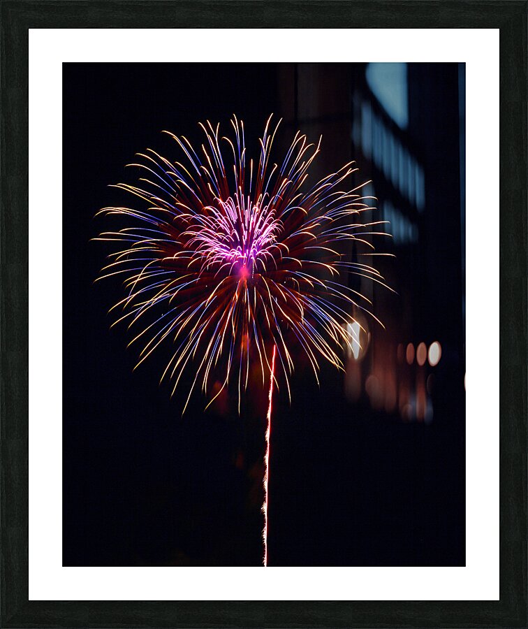 Fireworks 3 Picture Frame print