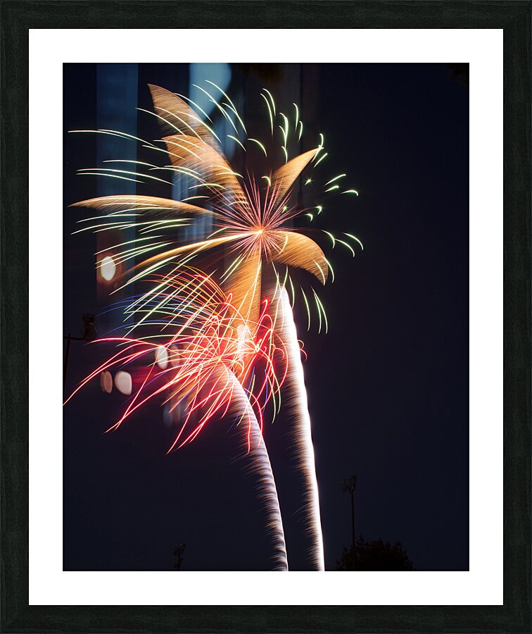 Fireworks 5 Picture Frame print