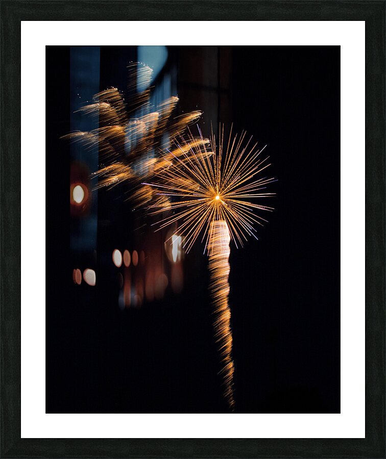 Fireworks 9 Picture Frame print