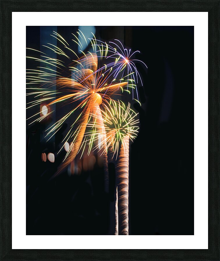 Fireworks 10 Picture Frame print