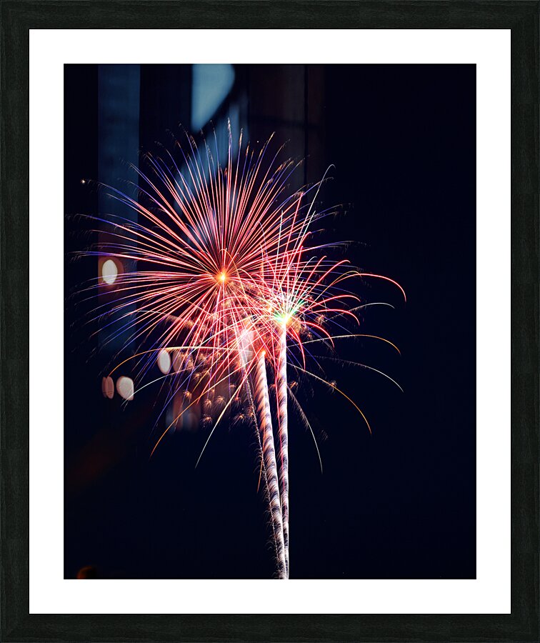 Fireworks 11 Picture Frame print