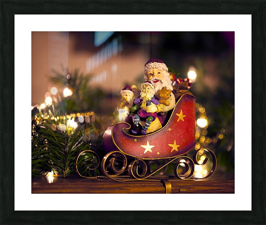 Christmas 12 Picture Frame print