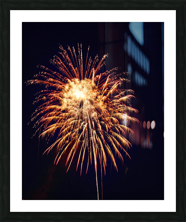 Fireworks 1 Picture Frame print