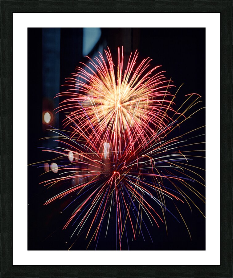 Fireworks 2 Picture Frame print