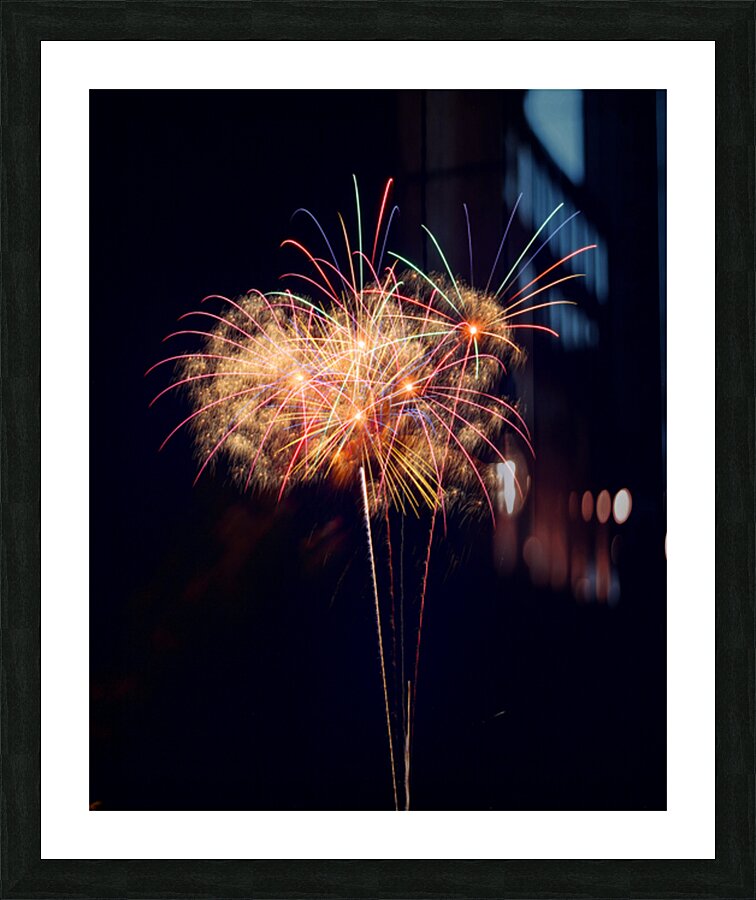 Fireworks 3 Picture Frame print