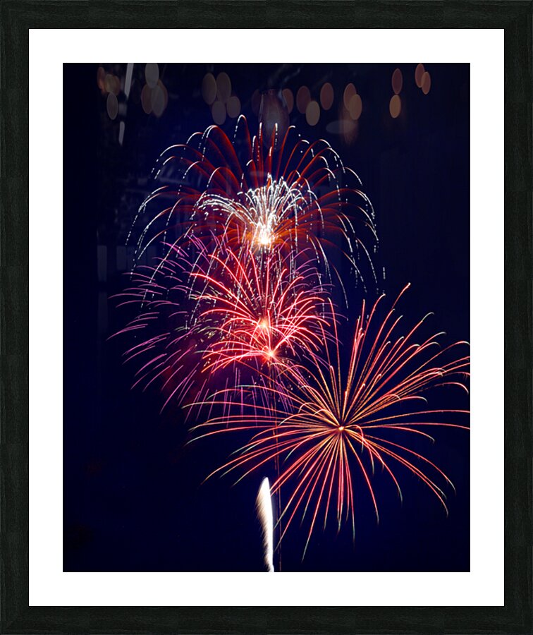 Fireworks 4 Picture Frame print
