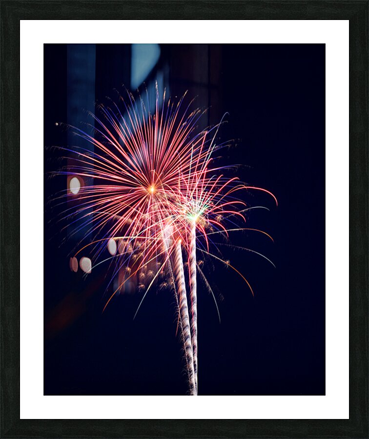 Fireworks 5 Picture Frame print