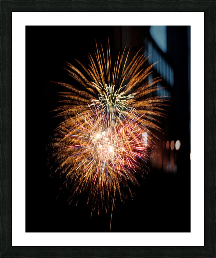 Fireworks 6 Picture Frame print