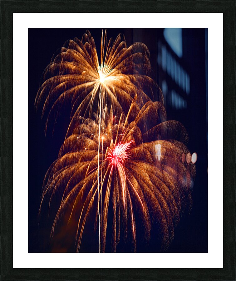 Fireworks 11 Picture Frame print