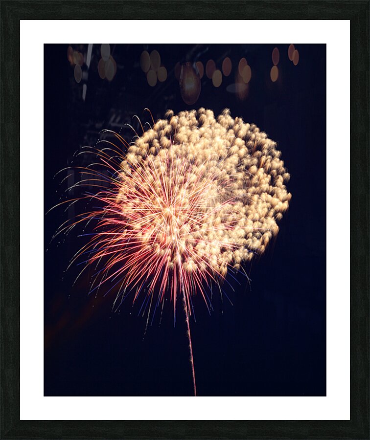 Fireworks 12 Picture Frame print