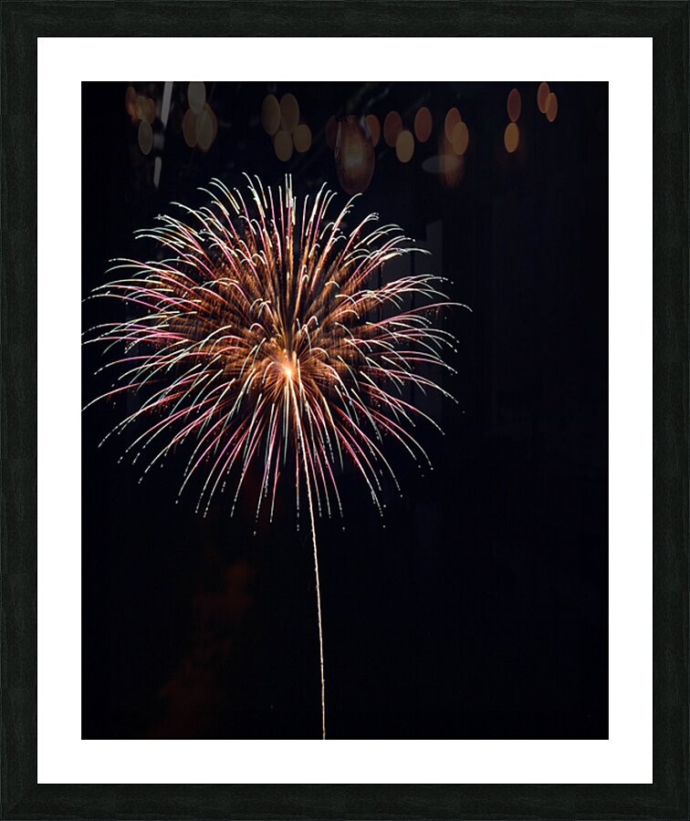 Fireworks 13 Picture Frame print