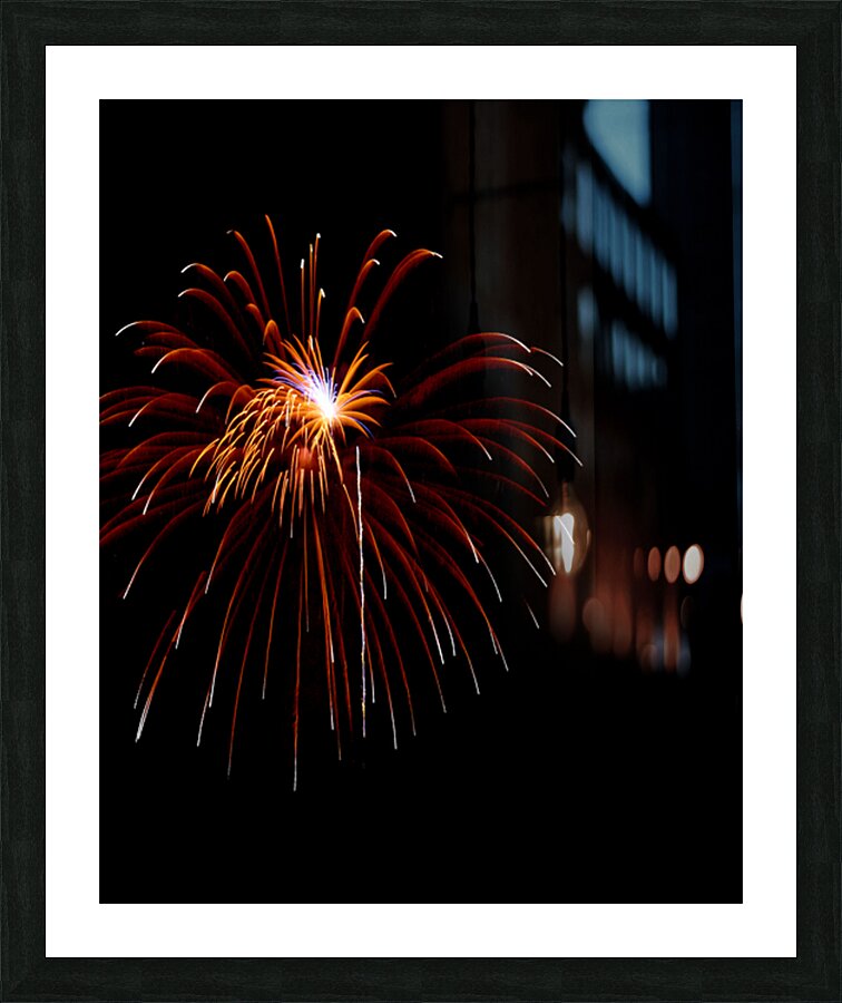 Fireworks 14 Picture Frame print