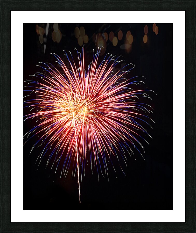 Fireworks 15 Picture Frame print