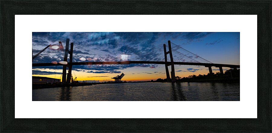 Panoramic 9 Picture Frame print