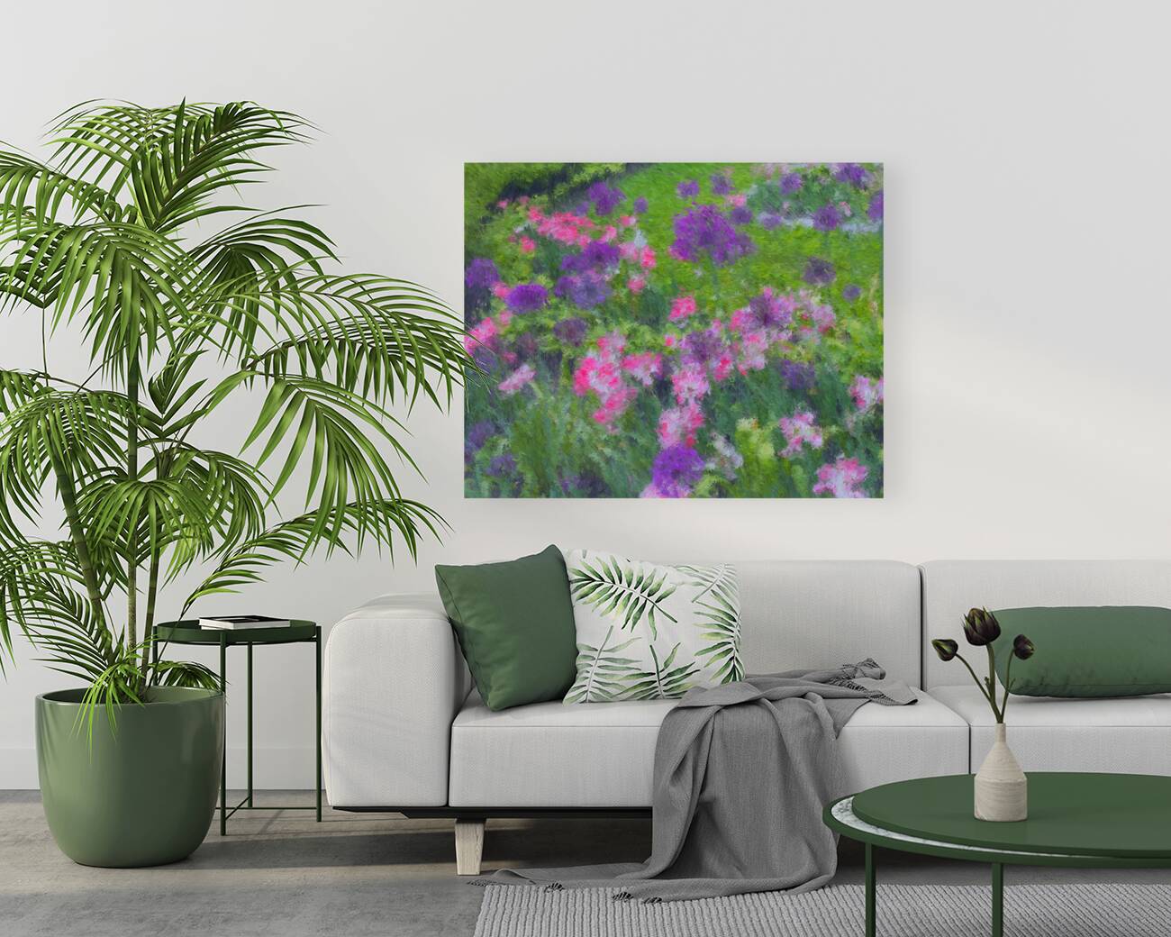 Flowers Painted  2 Reproduction