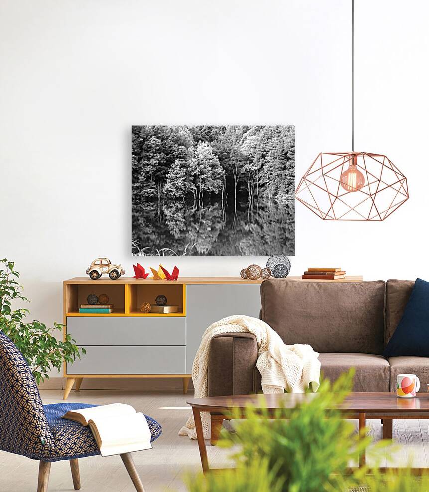 Green Abstract  1 Monochrome Reproduction