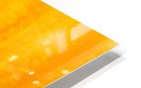 Orange Abstract  1 HD Metal print