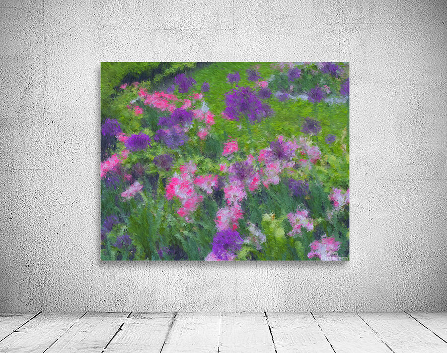 Flowers Painted  2 Wall Preview