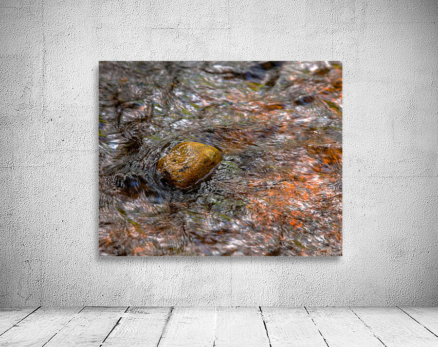 Rock in Stream  2 Wall Preview