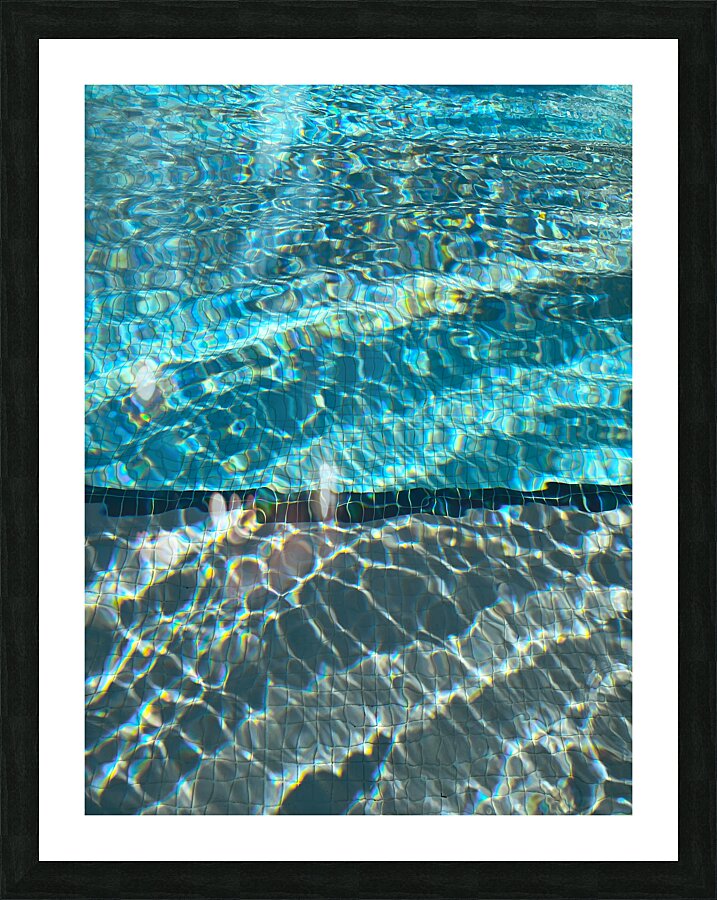 Poolside Miami Picture Frame print