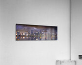 Miami Panorama night Acrylic Print