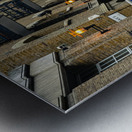 London aisle Metal print