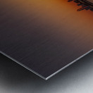 Chicago sunset 2 Metal print