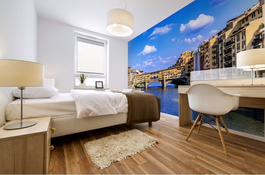 Florece Vechio Bridge Impression murale