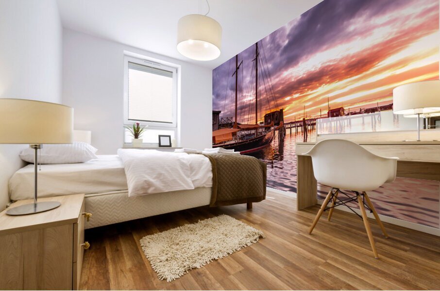 Boston Harbor Mural print