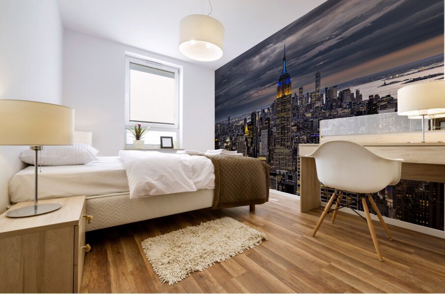 New York Empie State Bld Mural print