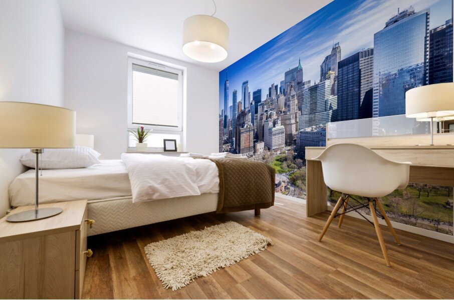 New York Battery Park Mural print