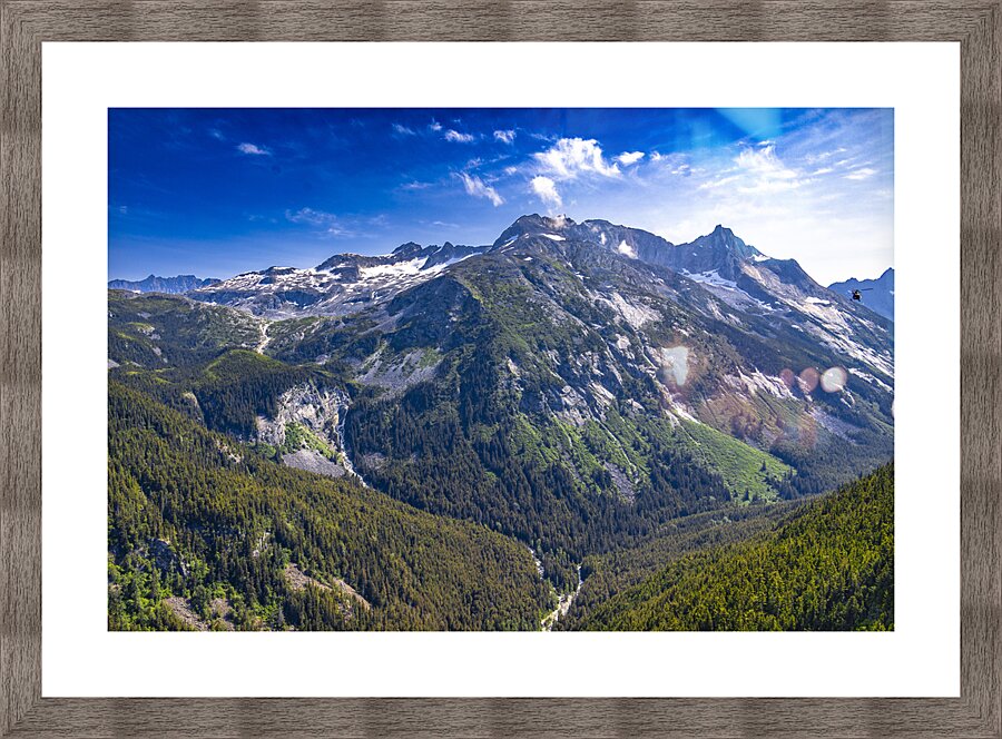 Alaska Mountain Picture Frame print